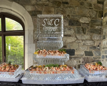 -Shrimp Ice Sculpture